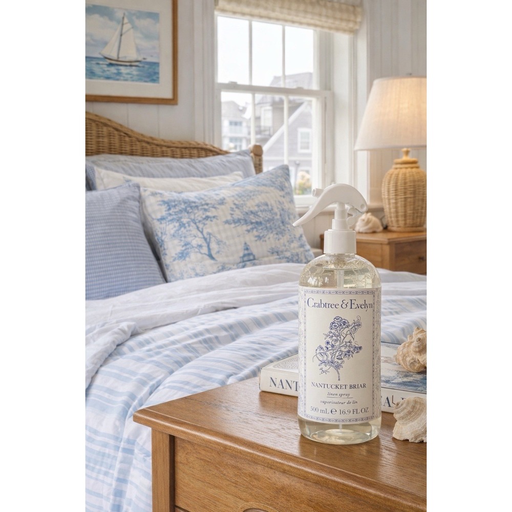 Crabtree & Evelyn NANTUCKET BRIAR Linen Spray Fabric Mist‎ 16.9 oz NEW